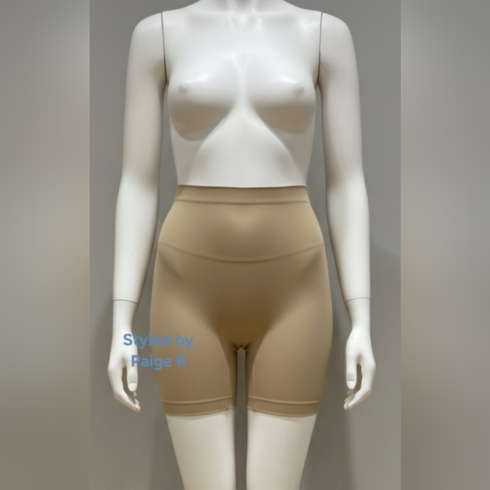 💕SKIMS Seamless Sculpt Mid Rise Waist Thigh BBL Shaping Shorts Nude CLAY 4X 5X